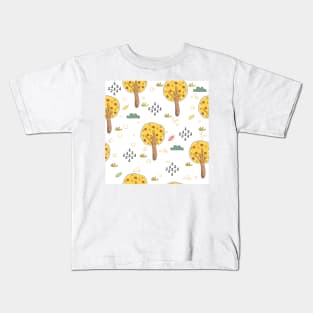 Fall Pattern Kids T-Shirt